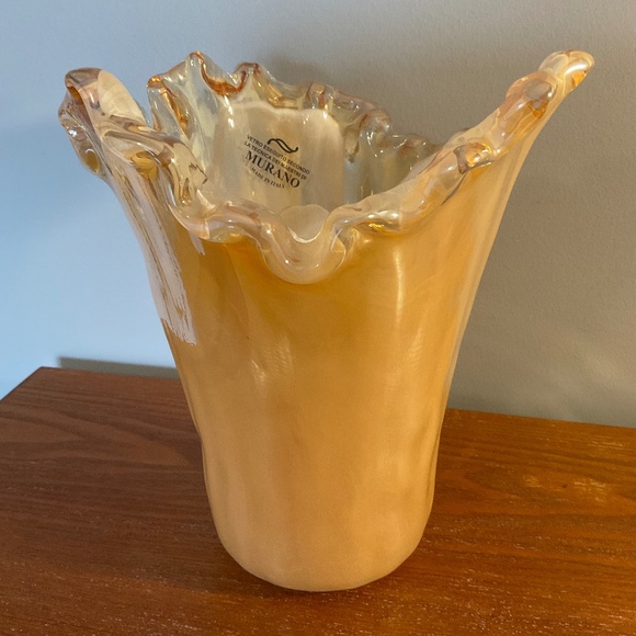 Murano-style Art Glass Vase by Tammaro Home - Handmade in Italy - Picture 3 of 16